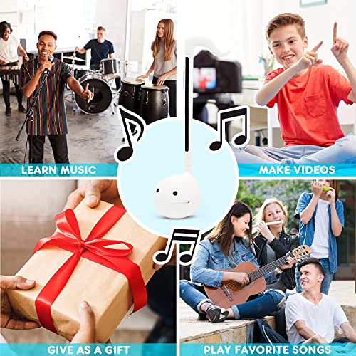 Otamatone White [w. English Manual] Japanese Electronic Musical Instrument Synthesizer by Cube / Maywa Denki by Otamatone