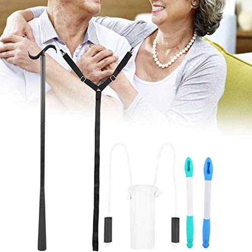 Daily Living Aid Tools for Elderly, Socks Aid Tool, Toilet Aids Tool, Long Dressing Stick, Clip Pull Dressing Aid Strap, Hip Knee Replacement Kit from Dioche