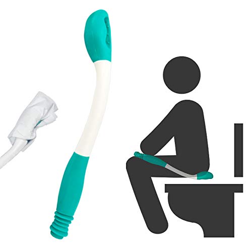 Kirimon Long Reach Comfort Toilet Wiping Aids Tools - Self Assist Bathroom Bottom Buddy Wiping Toilet Aid for Limited Mobility,Elderly, Pregnancy,Disabled, Arthritis,Shoulder or Back Pain,Surgery by Kirimon