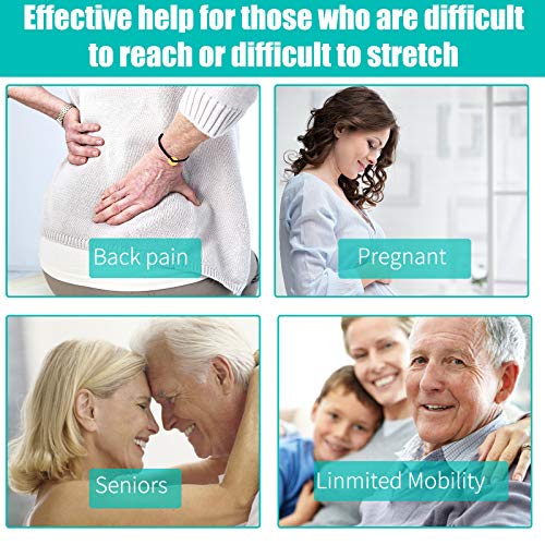 Kirimon Long Reach Comfort Toilet Wiping Aids Tools - Self Assist Bathroom Bottom Buddy Wiping Toilet Aid for Limited Mobility,Elderly, Pregnancy,Disabled, Arthritis,Shoulder or Back Pain,Surgery by Kirimon