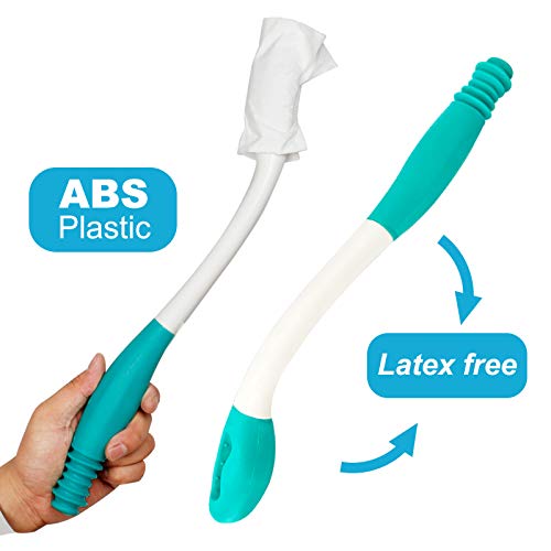 Kirimon Long Reach Comfort Toilet Wiping Aids Tools - Self Assist Bathroom Bottom Buddy Wiping Toilet Aid for Limited Mobility,Elderly, Pregnancy,Disabled, Arthritis,Shoulder or Back Pain,Surgery by Kirimon