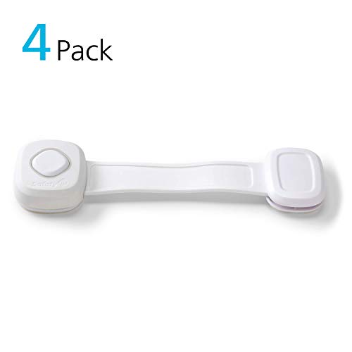 Safety 1st Outsmart All-Purpose, Multi Use Strap, Four Pack, White by AmazonUs/DORJ9