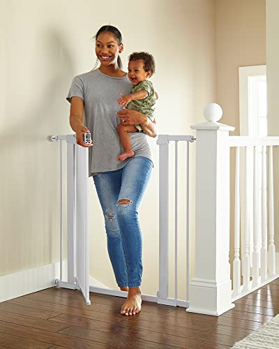 Cumbor 36" Extra Tall Baby Gate for Dogs and Kids with Wide 2-Way Door, 29.7"-40.6" Width, and Auto Close Personal Safety for Babies and Pets, Fits Doorways, Stairs, and Entryways by Cumbor