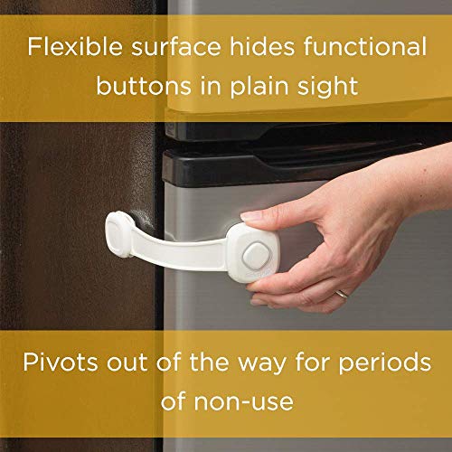 Safety 1st Outsmart All-Purpose, Multi Use Strap, Four Pack, White by AmazonUs/DORJ9