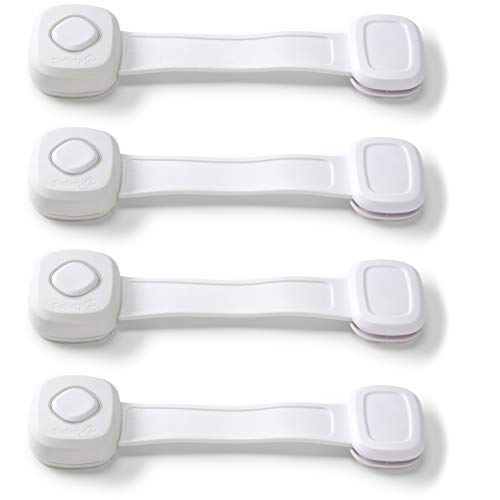 Safety 1st Outsmart All-Purpose, Multi Use Strap, Four Pack, White by AmazonUs/DORJ9