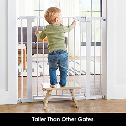 Cumbor 36" Extra Tall Baby Gate for Dogs and Kids with Wide 2-Way Door, 29.7"-40.6" Width, and Auto Close Personal Safety for Babies and Pets, Fits Doorways, Stairs, and Entryways by Cumbor