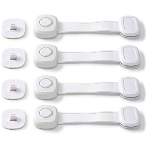 Safety 1st Outsmart All-Purpose, Multi Use Strap, Four Pack, White by AmazonUs/DORJ9