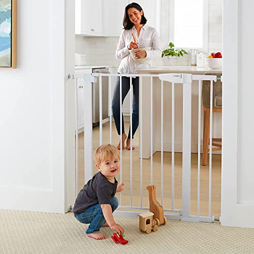 Cumbor 36" Extra Tall Baby Gate for Dogs and Kids with Wide 2-Way Door, 29.7"-40.6" Width, and Auto Close Personal Safety for Babies and Pets, Fits Doorways, Stairs, and Entryways by Cumbor