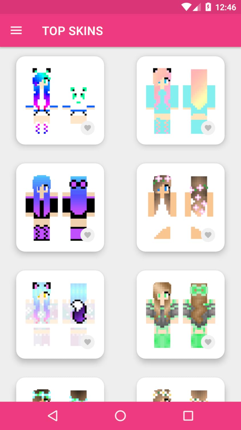 Girls Skins for Minecraft PE by Crone
