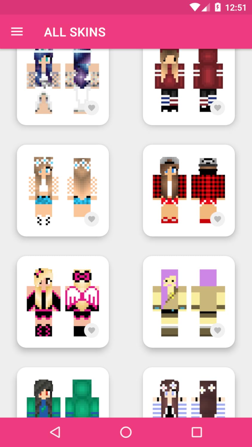 Girls Skins for Minecraft PE by Crone