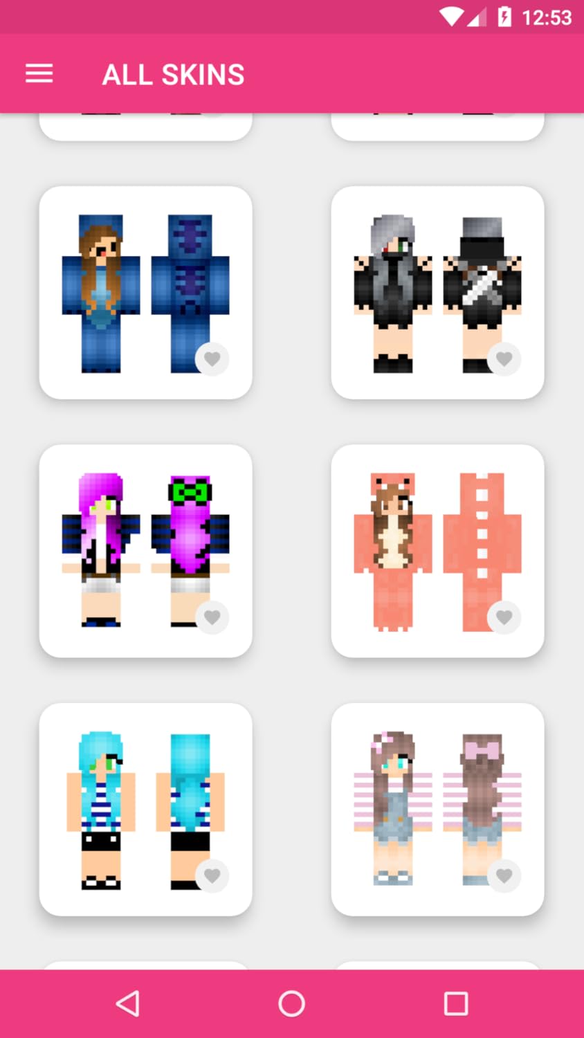 Girls Skins for Minecraft PE by Crone