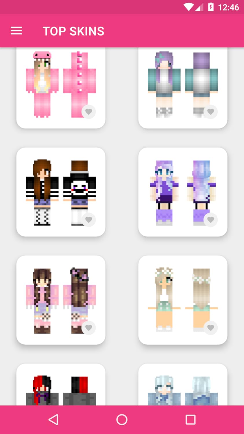 Girls Skins for Minecraft PE by Crone