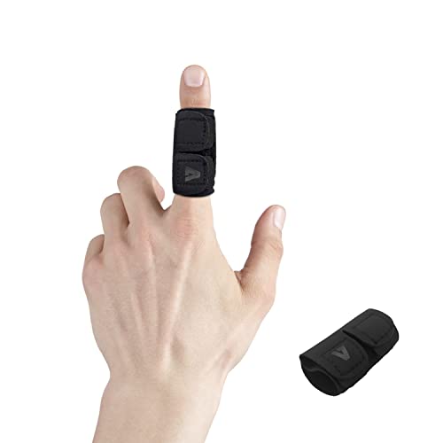 VHOPMORE Finger Splint Finger Sleeves Protectors, Adjustable Trigger Finger Splints Thumb Splint Brace for Finger Support Compression Finger Tape for Relieving Joint Pain Sport Injury - L ï¼for adultï¼ by VHOPMORE
