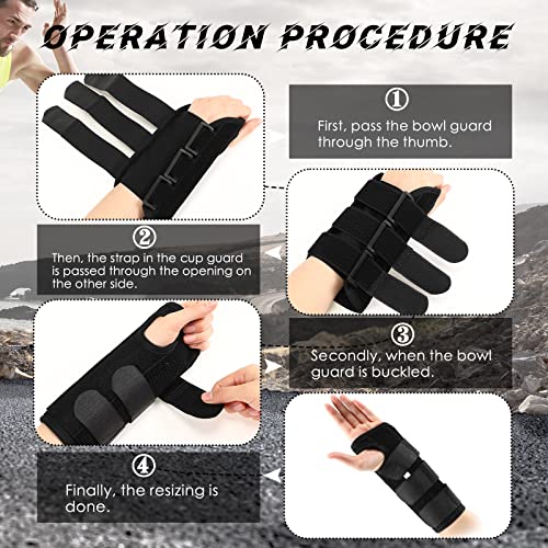 2 Pcs Wrist Brace for Kids Youth Carpal Tunnel Black Splints Wrist Brace Night Support with Adjustable Compression Straps for Children Sports Sleep (Age 8-12) from Konohan