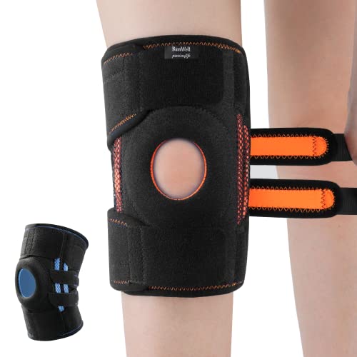 BAMWELT-Elite Knee Brace for Meniscus Tear,ACL,Arthritis,Joint Pain Relief, Upgraded Side Stabilizers & Patella Gel Pads, Support Men Women for Running, Workout, Non-Slip 4-Way Adjustable Wrap 2xl by BAMWELT