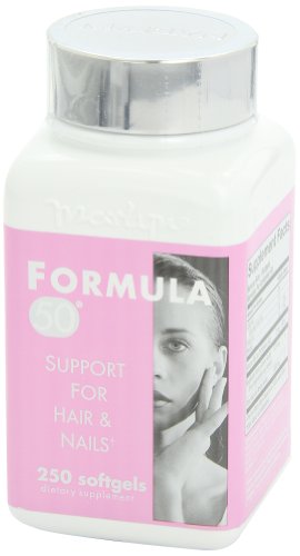 Formula 50 Support for Hair & Nails, 250 Softgels from Naturally Vitamins