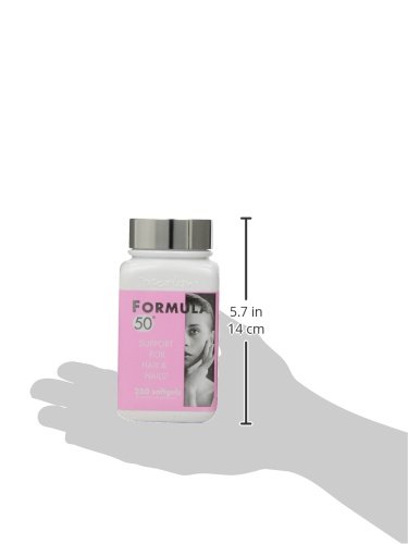 Formula 50 Support for Hair & Nails, 250 Softgels from Naturally Vitamins