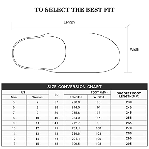 Orthotic Slippers with Arch Support for Plantar Fasciitis Pain Relief, Comfortable Orthopedic Clog House Shoes with Indoor Outdoor Anti-Skid Rubber Sole by ERGOfoot from ERGOfoot