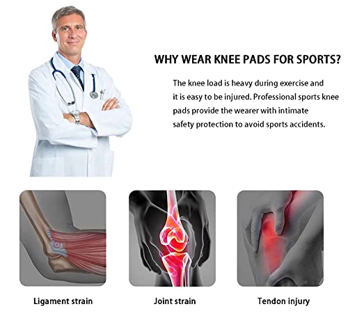 BLLYS 2Pack Ultra Knee Elite Knee Compression Sleeve | Medical Grade Knee Pads for Running, Meniscus Tear, ACL, Arthritis, Joint Pain Relief (Large, Gray) by BLUSDGB