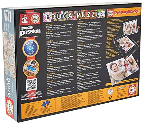 4,000 Piece Puzzle - The World Map by John N. Hansen Co. Inc.