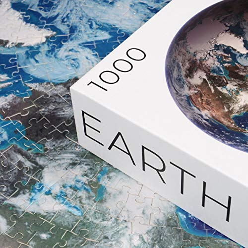 Blue Kazoo Earth Jigsaw Puzzle, 1000 Piece, Large Round Art Puzzle for Adults, Unique & Premium Quality by BlueKazoo