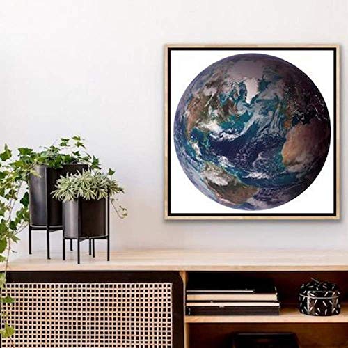 Blue Kazoo Earth Jigsaw Puzzle, 1000 Piece, Large Round Art Puzzle for Adults, Unique & Premium Quality by BlueKazoo