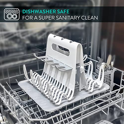 Prince Lionheart Deluxe Drying Station, Essential Home Item, Holds Up To 8 Large Bottles, Accommodates Many Feeding Accessories and Teething Toys by Prince Lionheart