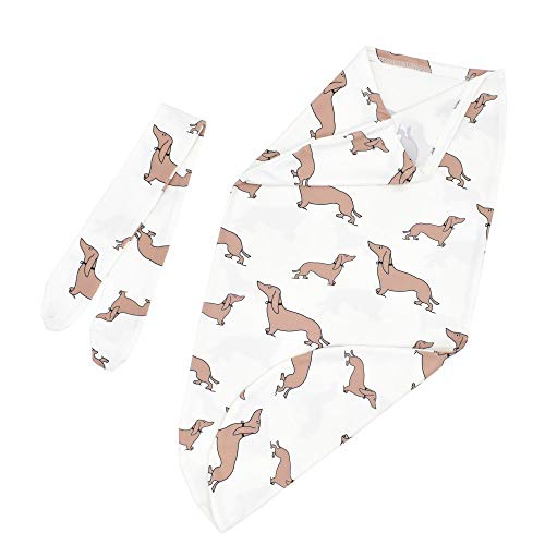 Doxie Swaddle Sack for Newborn, Dachshund Cocoon, Weiner Dog Swaddle with Headband, Boy Sleep Sack, Baby Boy Cocoon Swaddle, Cocoon Sack, Newborn Hospital Photos by SHUCHE