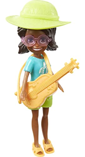 âPolly Pocket Splashinâ Style Fashion Pack, Four 3-in Dolls: Polly, Shani, Margot and Bella, Each Doll Has 13 to 15 Outfits & Accessories for Water Play Fun, For Ages 4 Years Old & Up from Mattel