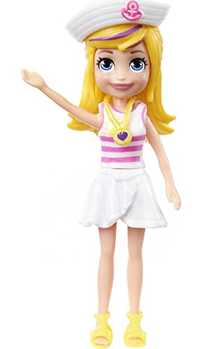 âPolly Pocket Splashinâ Style Fashion Pack, Four 3-in Dolls: Polly, Shani, Margot and Bella, Each Doll Has 13 to 15 Outfits & Accessories for Water Play Fun, For Ages 4 Years Old & Up from Mattel