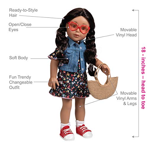 Adora Amazing Girls 18-inch Doll Sienna (Amazon Exclusive) from Adora