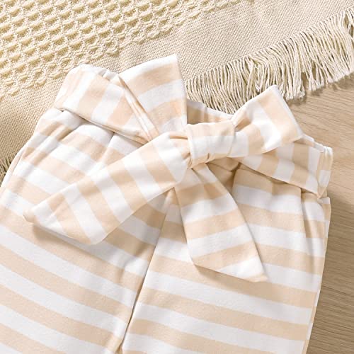 Preemie Baby Girls Clothes Premature Floral Long Sleeve Striped Fall Winter Spring Outfit Yellow from 