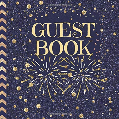 Guest Book: Navy and Gold Party Guest Book Includes Gift Tracker and Memory Picture Section to Create a Lasting Keepsake to Remember Forever (Navy and ... Decorations,Navy and Gold Party Supplies,) by CreateSpace Independent Publishing Platform