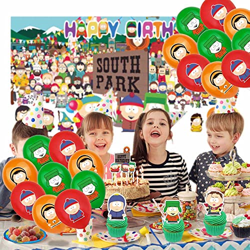 South Park Party Supplies Decorations Cake Topper Birthday Backdrop Background Decor from SAOWN