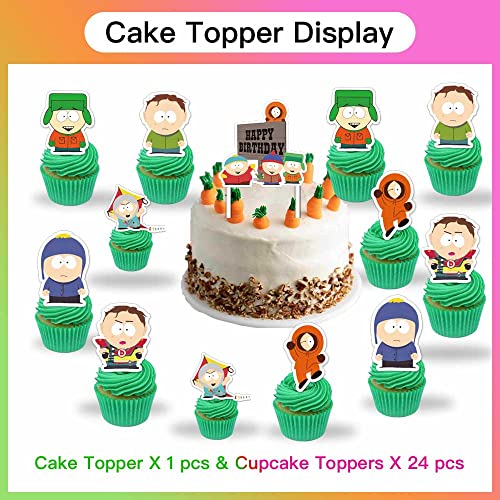 South Park Party Supplies Decorations Cake Topper Birthday Backdrop Background Decor from SAOWN