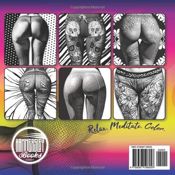 100 Hot Yoga Pants: A Cheeky Coloring Book to Admire the Female Form! from Independently published