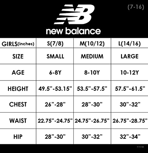 New Balance Girls? Active Leggings Set ? 3 Piece T-Shirt, and Leggings Activewear Set, Size 7-8, Surf/Grey/Surf by 