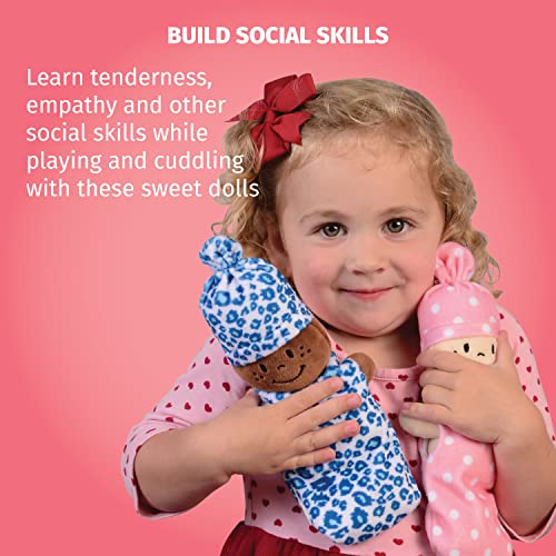 Basket of Babies Creative Minds Plush Dolls, Soft Baby Dolls Set, 6 Piece Set for All Ages from US Toy & Constuctive Playthings