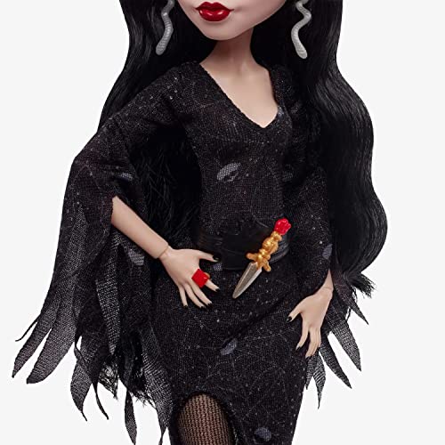 Monster High Skullector Elvira Mistress of The Dark Doll from Mattel
