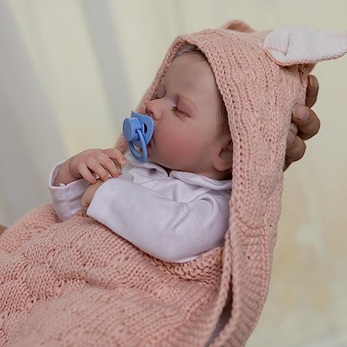 DayOffKids Realistic Reborn Baby Dolls:20 Inch Lifelike Realistic Newborn Doll Soft Cloth Body Baby Dolls That Look Real , Real Life Realistic Newborn Baby Dolls for Kids Age 3+ by DayOffKids