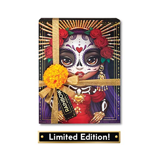 Rainbow High 2022 Celebration Edition DÃ­a De Los Muertos Maria Garcia Fashion Collector Doll 11 in. Celebratory Face Painting & Calavera Purse. Light Up Display & Premium Accessories. Great Gift by MGA Entertainment