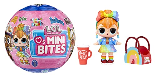 LOL Surprise Loves Mini Bites Cereal Dolls with 7 Surprises, Accessories, Limited Edition Doll, Cereal Theme, Collectible Doll- Great Gift for Girls Age 4+ by MGA Entertainment