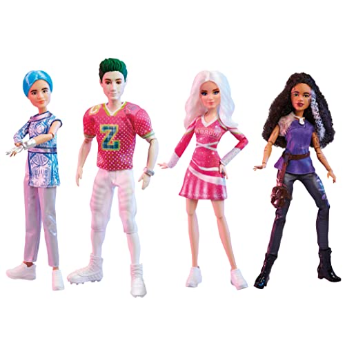 Disney Princess Zombies 3 Leader of The Pack Fashion Doll 4-Pack -- 12-Inch Dolls with Outfits and Accessories, Toy for Kids Ages 6 Years Old and Up by Hasbro