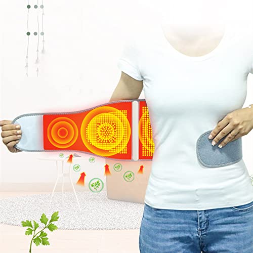 Self-Heating Waist Brace Wormwood Heating Pad, Lower Back Heating Belt Heating Fast, Support Belt Heat Deeper for Waist Back Pain Relief from Ke1Clo