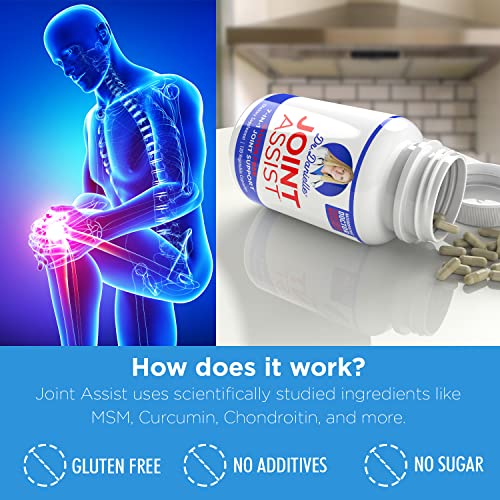 Joint Assist - Glucosamine Chondroitin Turmeric Msm Boswellia - Joint Support & Relief - 120 Capsules by Doctor Danielle