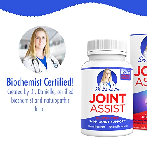 Joint Assist - Glucosamine Chondroitin Turmeric Msm Boswellia - Joint Support & Relief - 120 Capsules by Doctor Danielle