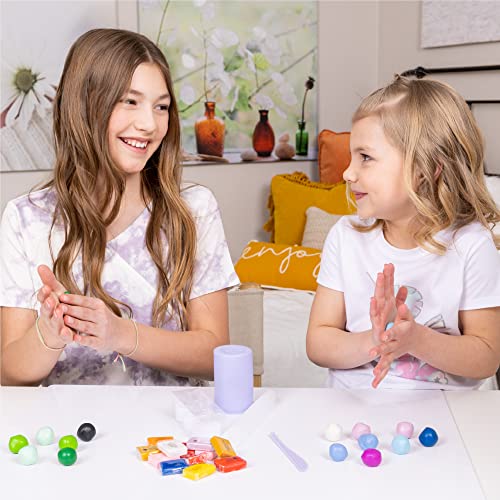 Hapinest Make Your Own Clay Luminaries Arts and Crafts Kit for Kids Girls and Boys Teens Ages 6 7 8 9 10 11 12 Years Old and Up by Island Genius