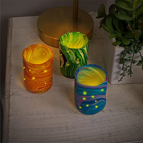 Hapinest Make Your Own Clay Luminaries Arts and Crafts Kit for Kids Girls and Boys Teens Ages 6 7 8 9 10 11 12 Years Old and Up by Island Genius