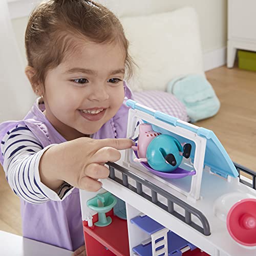 Peppa Pig Peppaâs Adventures Peppaâs Family Motorhome Preschool Toy, Vehicle to RV Playset, Plays Sounds and Music, Ages 3 and up by Hasbro