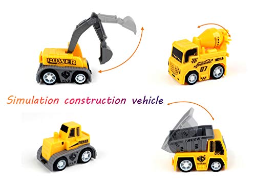 INvench Construction Dinosaur Play Sand Set - 38 Pieces Sensory Bin Sand Kit Include 2 lbs Magic Sand, Construction Vehicle, Dinsoaur Figures, Dinosaur & Castle Molds for 3 4 5 Year Old Toddlers Kids from INvench